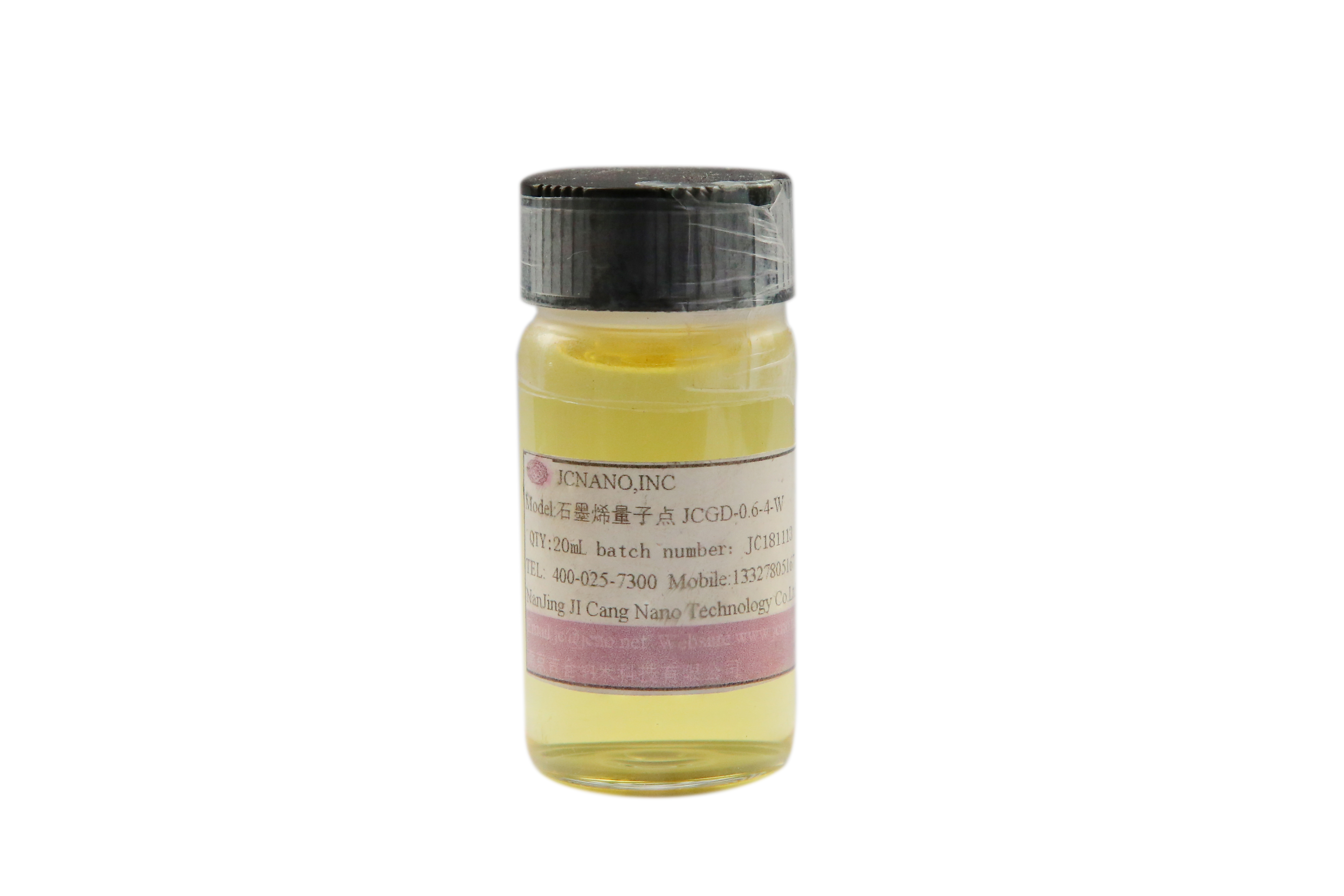 单层石墨烯量子点溶液JCGD-0.6-4-W